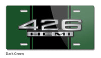 Dodge HEMI 426 1967 - 1968 Emblem Novelty License Plate