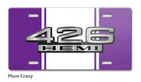 Dodge HEMI 426 1967 - 1968 Emblem Novelty License Plate