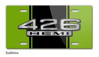 Dodge HEMI 426 1967 - 1968 Emblem Novelty License Plate