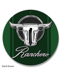 1968 - 1971 Ford Ranchero Emblem Round Aluminum Sign