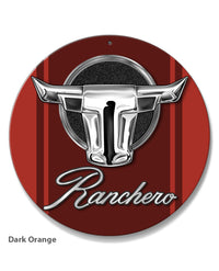 1968 - 1971 Ford Ranchero Emblem Round Aluminum Sign