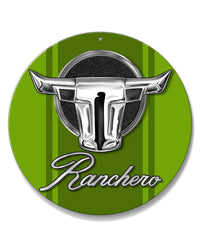 1968 - 1971 Ford Ranchero Emblem Round Aluminum Sign