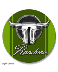 1968 - 1971 Ford Ranchero Emblem Round Aluminum Sign