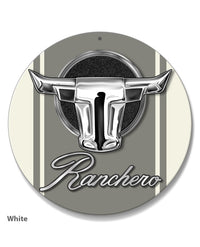 1968 - 1971 Ford Ranchero Emblem Round Aluminum Sign
