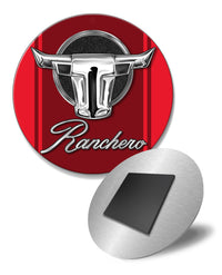 1968 - 1971 Ford Ranchero Emblem Round Fridge Magnet