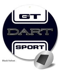Dodge Dart GT Sport 1969 Emblem Novelty Round Fridge Magnet