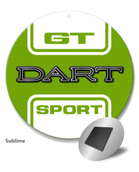 Dodge Dart GT Sport 1969 Emblem Novelty Round Fridge Magnet