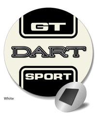 Dodge Dart GT Sport 1969 Emblem Novelty Round Fridge Magnet