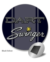 Dodge Dart Swinger 1970 Emblem Novelty Round Fridge Magnet