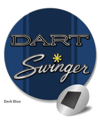 Dodge Dart Swinger 1970 Emblem Novelty Round Fridge Magnet