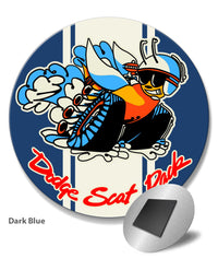 Dodge Scat Pack 1970 Emblem Round Fridge Magnet