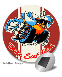 Dodge Scat Pack 1970 Emblem Round Fridge Magnet
