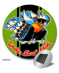 Dodge Scat Pack 1970 Emblem Round Fridge Magnet