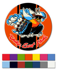 Dodge Scat Pack 1970 Emblem Round Fridge Magnet