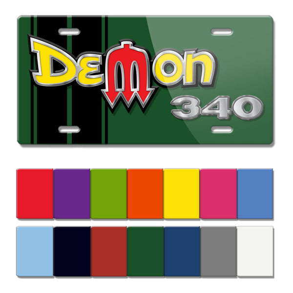 Dodge Dart Demon 340 1971 Emblem Novelty License Plate – Legend Lines