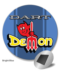 Dodge Dart Demon 1971 Emblem Novelty Round Fridge Magnet