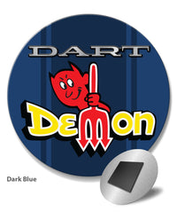 Dodge Dart Demon 1971 Emblem Novelty Round Fridge Magnet