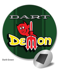 Dodge Dart Demon 1971 Emblem Novelty Round Fridge Magnet