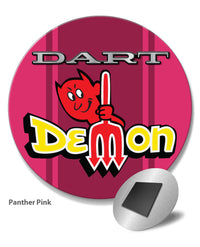 Dodge Dart Demon 1971 Emblem Novelty Round Fridge Magnet