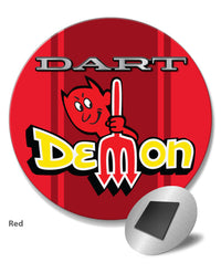 Dodge Dart Demon 1971 Emblem Novelty Round Fridge Magnet