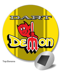 Dodge Dart Demon 1971 Emblem Novelty Round Fridge Magnet