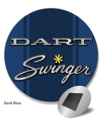 Dodge Dart Swinger 1971 Emblem Novelty Round Fridge Magnet