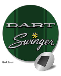 Dodge Dart Swinger 1971 Emblem Novelty Round Fridge Magnet