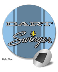 Dodge Dart Swinger 1971 Emblem Novelty Round Fridge Magnet