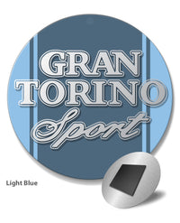 Ford Gran Torino Sport 1972 - 1975 Emblem Round Fridge Magnet