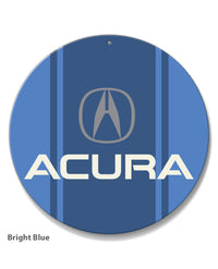 Acura Emblem Round Aluminum Sign