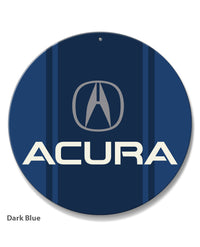 Acura Emblem Round Aluminum Sign