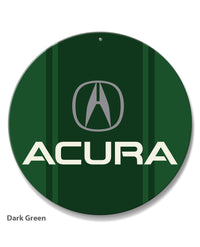 Acura Emblem Round Aluminum Sign