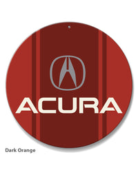 Acura Emblem Round Aluminum Sign
