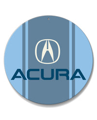 Acura Emblem Round Aluminum Sign