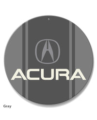 Acura Emblem Round Aluminum Sign