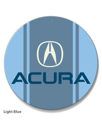 Acura Emblem Round Aluminum Sign