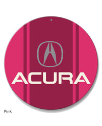 Acura Emblem Round Aluminum Sign