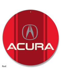 Acura Emblem Round Aluminum Sign