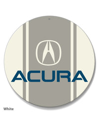 Acura Emblem Round Aluminum Sign