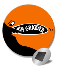 1967 - 1974 Plymouth GTX Road Runner Air Grabber Round Fridge Magnet