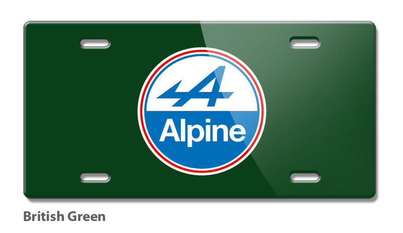 Alpine Renault Badge Emblem Novelty License Plate - Vintage Emblem