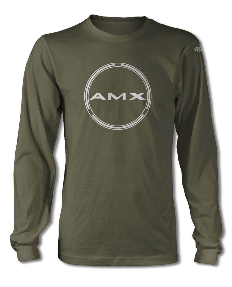1970 AMC AMX Quarter Panel Circle Emblem T-Shirt - Long Sleeves - Emblem