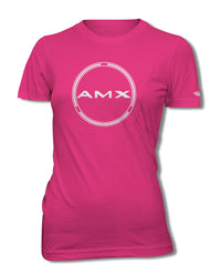 1970 AMC AMX Quarter Panel Circle Emblem T-Shirt - Women - Emblem