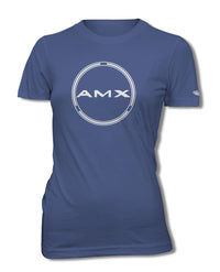 1970 AMC AMX Quarter Panel Circle Emblem T-Shirt - Women - Emblem