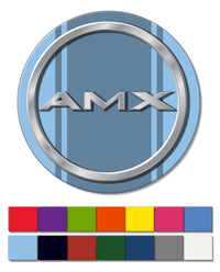 1968 - 1969 AMC AMX Quarter Panel Circle Emblem Round Fridge Magnet