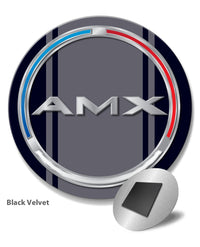 1970 AMC AMX Quarter Panel Circle Emblem Novelty Round Fridge Magnet