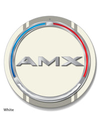 1970 AMC AMX Quarter Panel Circle Emblem Novelty Round Aluminum Sign