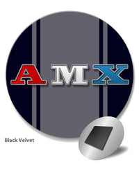 1971 - 1974 AMC AMX Emblem Novelty Round Fridge Magnet