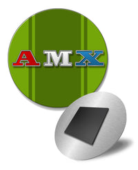 1971 - 1974 AMC AMX Emblem Novelty Round Fridge Magnet