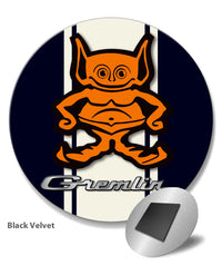1970 - 1978 AMC Gremlin Guy Emblem Novelty Round Fridge Magnet